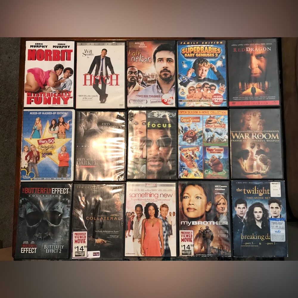15 Assorted DVDs